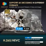 HONGTOP P10 Smart 4K Android WiFi Portable 1080P Home Theater Video LED Bluetooth Mini Projector 4GB 64GB Android 10 Projector - Image 2