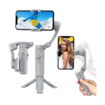 HQ3 3-Axis Foldable Smartphone Gimbal Stabilizer on white background