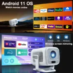 HUAWEISHI 4K Projector Android Native Portable 1080P Auto Focus 600ANSI Video home Cinema Outdoor hd led Projetor - Image 3
