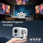 HUAWEISHI 4K Projector Android Native Portable 1080P Auto Focus 600ANSI Video home Cinema Outdoor hd led Projetor - Image 4