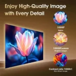 KaiAqua HY320 4K Projector 1080P HD 390ANSI Android 13 Portable WiFi 6 BT5.0 Outdoor Theater HiFi Speaker Home Cinema Projectors - Image 2