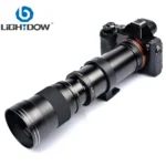 Lightdow 420-800mm f8.3-16 manual telephoto zoom lens front view