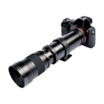 Lightdow 420-800mm f8.3-16 manual telephoto zoom lens front view