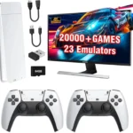 M15 Retro Gaming Console with 4K TV output and wireless controllers