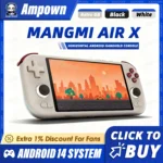 MANGMI AIR X handheld gaming console front view with touchscreen