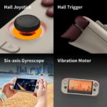 MANGMI AIR X handheld console displaying Android 14 interface