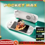 MANGMI Pocket Max 7 inch OLED handheld gaming console front view