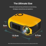 MINI Projector Portable 3D LED Video Projectors Home Cinema Theater Game Laser Beamer Smart TV BOX 1080P 4K Via HD Port A2000 - Image 3