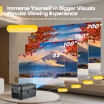 Magcubic 900ANSI HY450 C Auto Focus Projector 8K 1080P Ultra Short Throw Allwinner H726 BT5.4 Auto Offset Home Theater Voice - Image 4