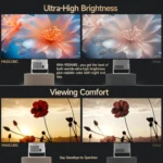 Magcubic Android 14 900ANSI Projector Auto Focus Native 1080P Support 8K With Wifi6 BT5.4 Portable Movie Outdoor HY350Max - Image 3