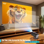 Magcubic HY320 NTV Netflix Officially Licensed Android 13 Projector with 1080P 500ANSI Prime Video YouTube WIFi BT5.2 Portable - Image 6