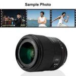 Meike 35mm F1.8 lens mounted on Sony E mount camera
