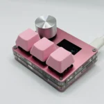 O3C SayoDevice OSU O3C Rapid Trigger Hall Switches Magnetic Pink Switches Keyboard With Knob Screen Copy Paste Shotcut - Image 5