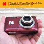 KODAK PIXPRO FZ55 camera with screen protector and accessories