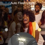 Back view of Ourlife compact camera with fullview display