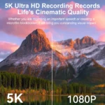 Ourlife digital camera with hand strap and built-in flash visible