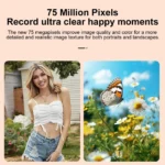 Close-up of Ourlife camera macro lens and periscope design