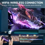 P30PRO Android 14 Smart Mini Projector WiFi6 BT 5.0 Supports 4K 1280 * 720P Supports Screen Mirroring Home Theater Projector - Image 6