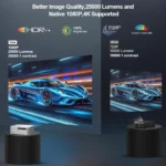 PROGAGA PG610W Full HD 1080P Projector Android 4K WiFi 2G 32G PG610W Beamer Home Theater Meeting Game Video Projector - Image 3