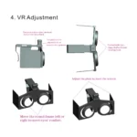 Portable Foldable 3D Glasses Movies Games 3D Virtual Reality VR Glasses Mini Foldable Virtual Reality VR Glasses for Android/iOS - Image 6