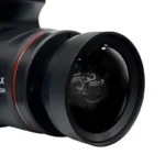 Top view of Erilles small DSLR camera with buttons