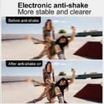 Back view of camera highlighting controls and screen