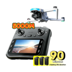 S-X1 MAX GPS drone with 3-axis gimbal and 8K camera on white background