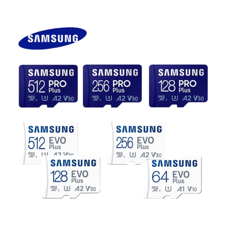 Samsung EVO Plus MicroSD card front view