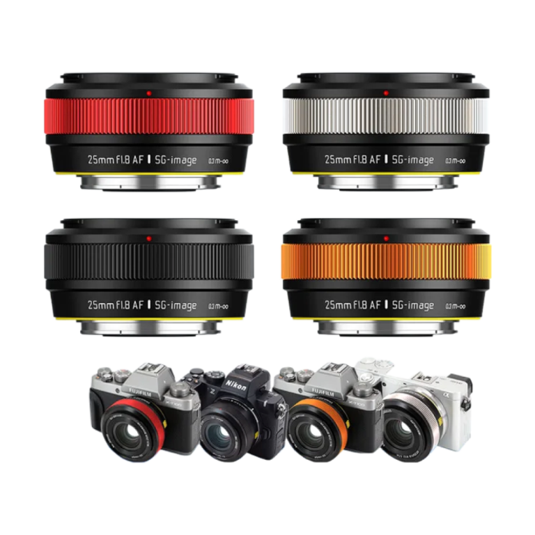 SG Image 25mm f1.8 AF lens for APS-C Sony Fuji Nikon