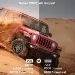 ThundeaL 4K Full HD Projector FHD TD80W Android WiFi 3D Home Theater TD80 Portable Beam Projector Meeting Video Movie PK HY320 - Image 3