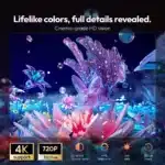 VEVSHAO A12 Projector Mini Portable LED Video Android 13.0 WIFI 6 Mirror SmartPhone for 1080P 4K Video Home Cinema Projector - Image 3