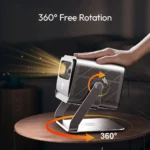 VEVSHAO V80 4K Projector Full HD1080P 2200 Anis Lumens Android 11.0 WiFi 6 Video Home Movie Theater Projectors with Base Stand - Image 5