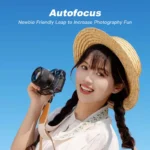 Close-up of VILTROX AF 56mm F1.7 lens aperture blades