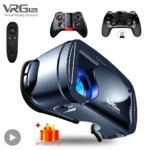 VRG Pro VR Glasses Virtual Reality Headset Devices Viar 3D Helmet Goggles Lenses Smart For Smartphone Cell Phone Mobile Viewer