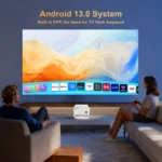 Velec Projector TP350NTV 650 ANSI 1080P 4K Auto Focus BT5.2 WIFI6 Android 13 Portable Outdoor Video Smart Home Theater Projector - Image 5