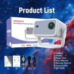 Velec TP350 NTV Projector Compatible with Netflix 650ANSI Android 13 Native 1080P With Auto Focus Smart Home Outdoor Projector - Image 6