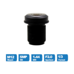 Witrue 1.44mm 5MP fisheye lens front view with M12 mount