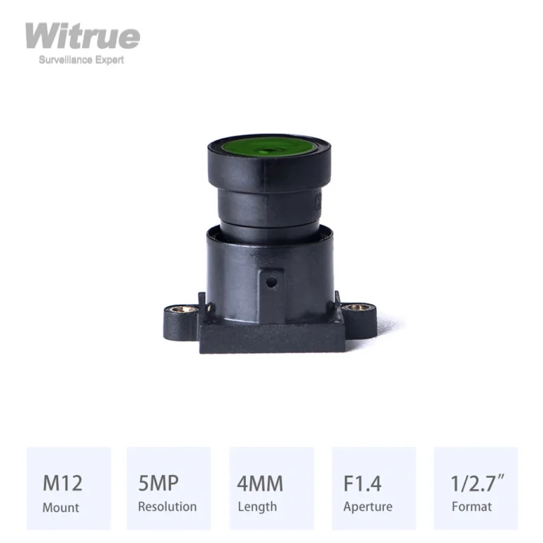 Witrue 5MP starlight lens with 4mm focal length and M12 mount