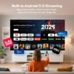 XGODY 4K 1080p LED Projector with 12000 Lumen Brightness, WiFi 6 Bluetooth 5.0 Portable Home Theater System for entertainment - Image 3