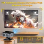 XIWBSY 2025 Laser TOF Focus Projector 45000Lumens Moive Daylight Projector Portable 4K Android 12.0 LED Projector WIFI6/20MS - Image 2
