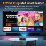 XIWBSY 2025 New T08 Projector 35000Lumens Moive Daylight Projector Android 12.0 Smart Proyector 8K Decode AutoFocus Projector - Image 2
