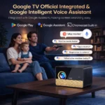 XIWBSY 2026 X06 50000Lumens Daylight Projector Full HD 1080P Laser TOF Focus Projector BT5.4 WiFi6 UHD Google TV Projector 4K - Image 4