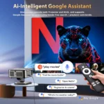 XIWBSY 46000Lumens Google TV Projector Portable Projector 4K Android 11.0 Daylight Projector 8K Video Home Theater  Projector - Image 4