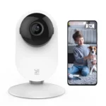 Side angle of YI Pro 2K smart home security camera