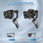 ZHIYUN WEEBILL 3E handheld stabilizer showing control interface